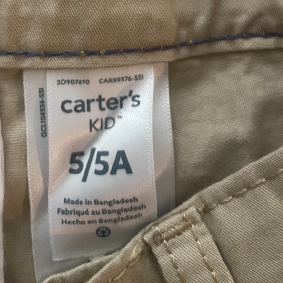 Carter’s Boys' Anchor-Accented Flat-Front Shorts - Picture 3 of 4